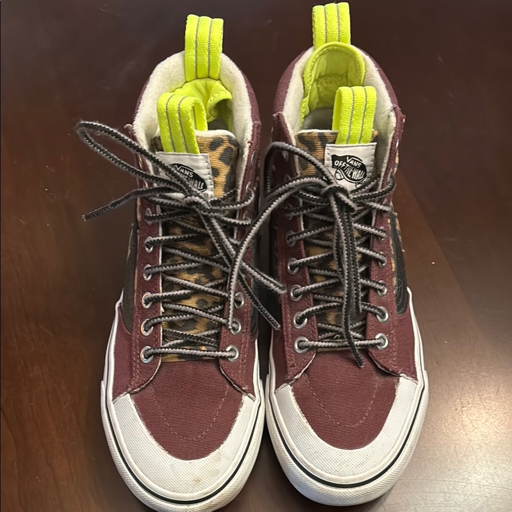 Vans Custom Made Leopard High-Top Sneakers women’s 6.5, men’s 5.0 - Picture 6 of 9